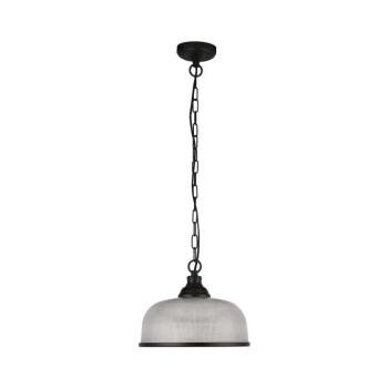 Searchlight 1682BK - Csillár láncon BISTRO 1xE27/60W/230V fekete 1682BK kép