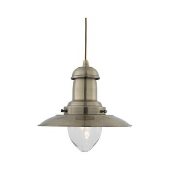 Searchlight 4301AB - FISHERMAN kábeles csillár 1xE27/60W/230V sárgaréz 4301AB kép