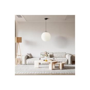 Searchlight 6088 - Csillár zsinóron ATOM 1xE27/60W/230V fehér/fekete 6088 kép