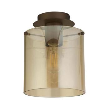 Searchlight 88911-1MO - SWEDEN mennyezeti lámpatest 1xE27/60W/230V, átm. 22 cm, barna/füstszínű 88911-1MO kép