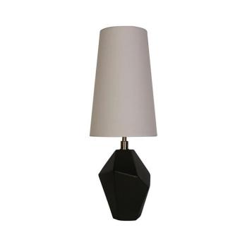 Searchlight EU88250BK - Asztali lámpa APEX 1xE27/60W/230V fekete/szürke EU88250BK kép