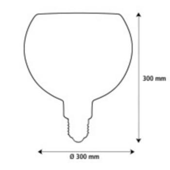 Segula LED Floating Bambus természetes G300 E27 5W dimmelhető 2200 K kép
