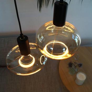 SEGULA LED-Floating Oval E27 4,5W dimm füst kép