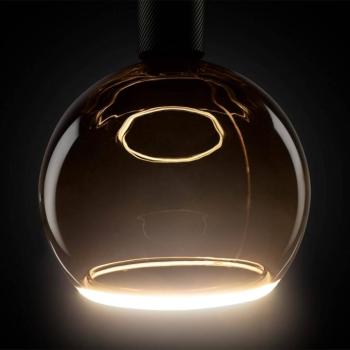 SEGULA LED gömblámpa lebegő, E27 fekete G200 4 W 922 dim kép