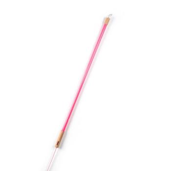 SELETTI LED lámpa Linea, fukszia, fa részletek, univerzális kép