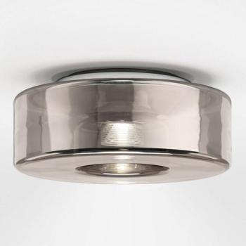 serien.lighting Curling M mennyezeti lámpa 2 700 K, üveg, ezüst kép