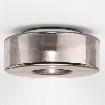 serien.lighting Curling S mennyezeti lámpa 2 700 K, üveg, ezüst kép