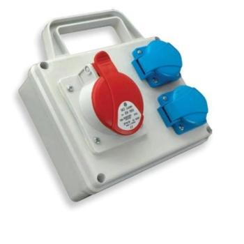 SEZ-CZ Mini Praktik, IP 54, 2×230 V, 1×1653, konnektoros kapcsolótábla tartóval kép