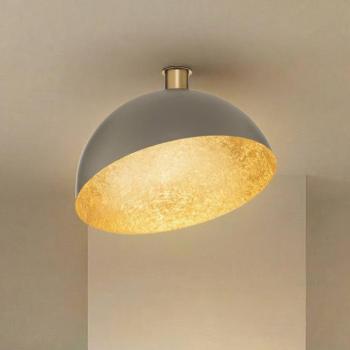 Sfera mennyezeti világítás, Ø 50 cm, taupe/arany, fém, E27