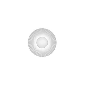 Shelley LED fali lámpa, fehér, Ø 16 cm, fém