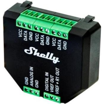 Shelly AddOn Plus, hőmérsékletmérés az 1/1PM Plushoz, SHELLY-AddOn utódja kép