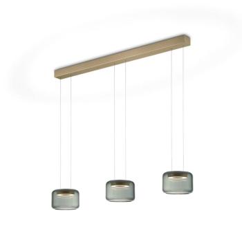 Sidra LED lógó lámpa, bronz hatású, 120 cm, gesztusvezérlés kép