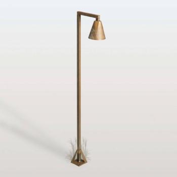 Silva Disk LED ösvény világítás, 100 x 19 cm, antik sárgaréz kép