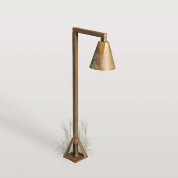 Silva Disk LED talapzati világítás, 50 x 19 cm, antik sárgaréz kép