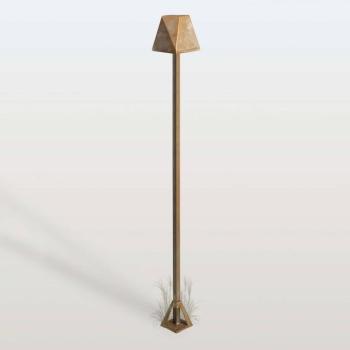 Silva Edge LED ösvény világítás, magasság 100 cm, antik sárgaréz, IP65 kép