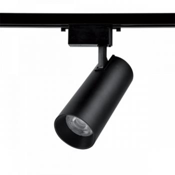 Sínes LED lámpa , track light , 1 fázisú , 2 pólusú , 23 Watt , meleg fehér , fekete , Elmark , TL2025 kép