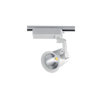Sínes LED lámpa , track light , 1 fázisú , 2 pólusú , 30 Watt , 60° , természetes fehér , fehér , Elmark kép