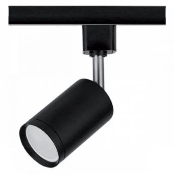Sínes LED lámpa , track light , 1 fázisú , 2 pólusú , GU10 foglalat , fém , fekete , Elmark , TL2032 kép