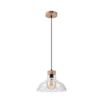 SINGLE függőlámpa kábellel, 1xE27/60W/230V, átm. 28 cm, tölgy LM-1.312/DĄB kép