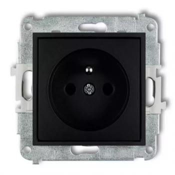 Single socket Z / U MATT FEKETE 12MGP-1ZP mini kép