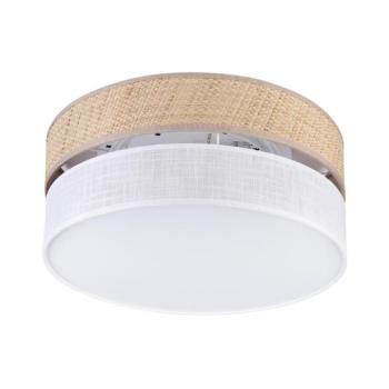 SIRJA DOUBLE BOHO mennyezeti lámpa 2xE14/15W/230V Ø 35 cm bézs/fehér LM-1.295/BIAŁY kép