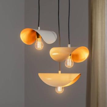 Sivani MR-964 3-lámpás függőlámpa fehér/gold kép