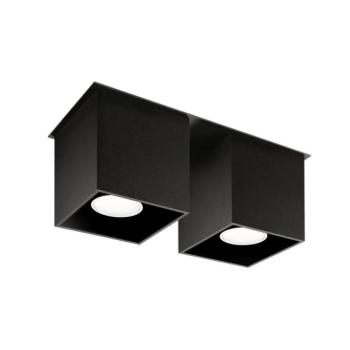SL.0063 - Spotlámpa QUAD 2 2xGU10/40W/230V fekete SL.0063 kép