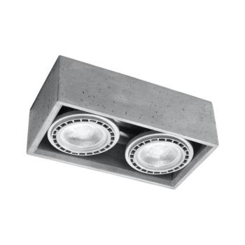SL.0884 - Mennyezeti lámpa QUATRO 2xGU10/40W/230V beton SL.0884 kép