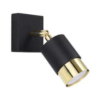 SL.1069 - Fali spotlámpa NERO 1xGU10/40W/230V fekete/arany SL.1069 kép