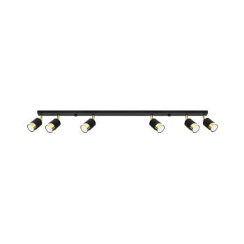 SL.1073 - Spotlámpa NERO 6xGU10/40W/230V fekete/arany SL.1073 kép