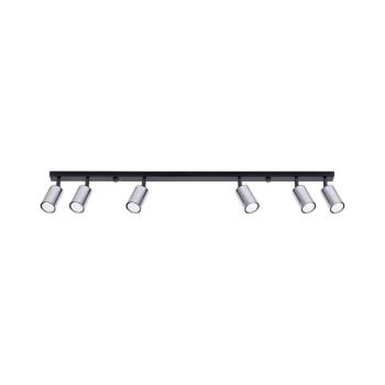 SL.1372 - Spotlámpa WINX 6xGU10/10W/230V fekete/króm SL.1372 kép
