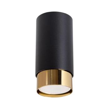 SL.1410 - Spotlámpa NERO 1xGU10/10W/230V 12,5 cm fekete/arany SL.1410 kép