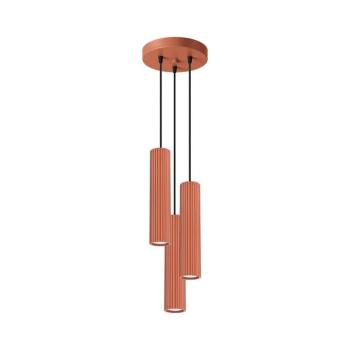 SL.1633 - Csillár zsinóron KARBON 3xGU10/10W/230V piros SL.1633 kép