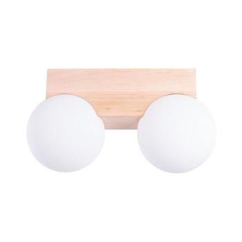 SL.1683 - Mennyezeti lámpa BULBO 2xG9/8W/230V bükkfa/fehér SL.1683 kép