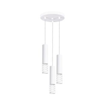 SL.1689 - Csillár zsinóron LAMI 3xGU10/10W/230V fehér SL.1689 kép