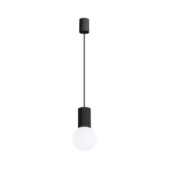 SL.1714 - Csillár zsinóron HALO 1xG9/8W/230V átm. 12 cm fekete SL.1714 kép