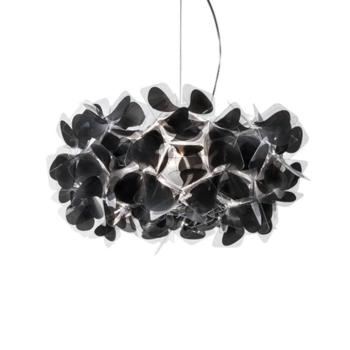 Slamp Clizia Mama Non Mama lógó világítás, Ø53 cm, fekete/átlátszó kép