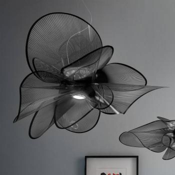 Slamp La Belle Étoile LED-es függőlámpa fekete Ø90cm kép