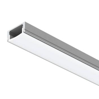 SLC LED csíkprofil A1, alumínium, hossza 2 m, magassága 8 mm, felületre