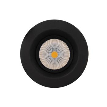 SLC One Soft LED süllyesztett reflektor, fekete színű, tompított-melegre kép