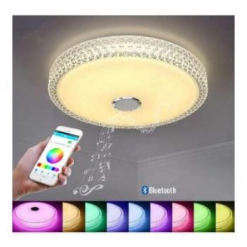 Smart Lamp – Intelligens RGBW mennyezeti lámpa bluetooth hangszóróval, 3000-6500K kép