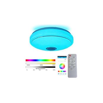 Smart Lamp – Intelligens RGBW mennyezeti UFO lámpa Bluetooth hangszóróval, 3000-6500K kép