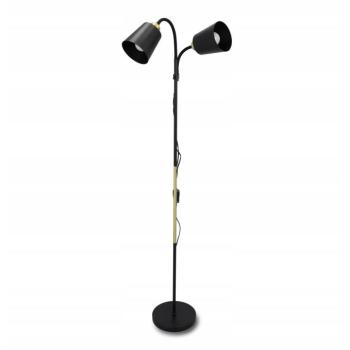 Smart LED Argus stojací černá lampa čtecí nastavitelná 2xE27