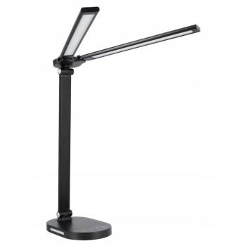 SMART LED CCT asztali LED munkalámpa, 15 W, 755 lm, USB, fekete kép