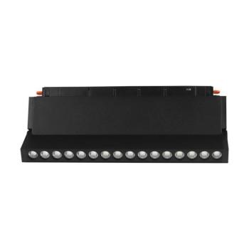 SMART LED dönthető spotlámpa mágneses track light sínhez, 18w, CCT, 1500lm, 30°, fekete, CRI>90, V-TAC, 6887 kép