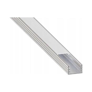 SmartLED Beépíthető LED szalagprofil 1 m, ezüst/fehér 7504