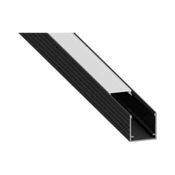 SmartLED Beépíthető profil LED-szalagokhoz, 1 m, fekete/fehér 7530 kép