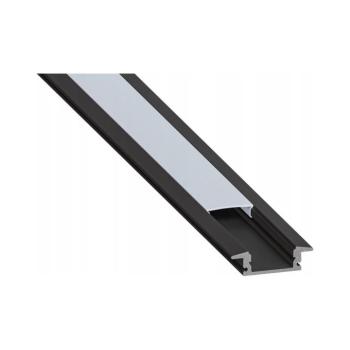 SmartLED Beépíthető profil LED-szalagokhoz 1 m fekete/fehér 7712 kép
