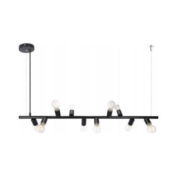 SmartLED Kábeles csillár 10×E27/20W/230V fekete LAMPA 2129 kép
