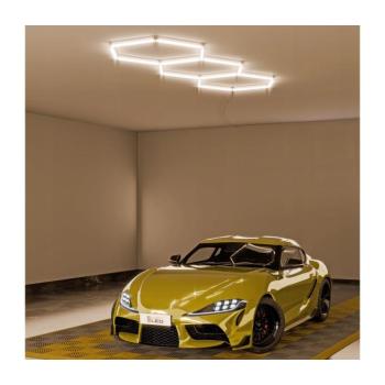 SmartLED LED mennyezeti lámpatest HEXAGON LED/128W/85-265V 4000K 248x97 cm CRI 90 IP54 fehér 5432 kép